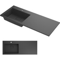 Умывальник Roxen Faber 110L 30010110L-B (черный) - Превью изображения №2 — Интернет-Магазин TECNO.BY
