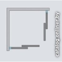 Adema Гласс Лайн Виеркант 90 (тонированное стекло) Image #2