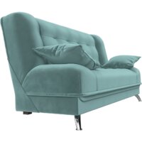 Лига диванов Анна 102740 (велюр, бирюзовый) Image #3