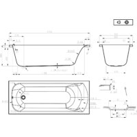 Ванна Roxen Alfa 240120-1770 170x70 - Превью изображения №21 — Интернет-Магазин TECNO.BY