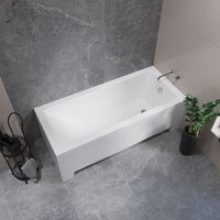 Lauter Estelle 170 21206070 (с ножками и сифоном 21Y11021 матовый черный) Image #16