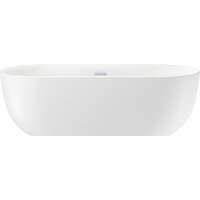 Wellsee Chic Riviera 170x76 236802001 (отдельностоящая ванна белый глянец, экран, ножки, сифон-автомат хром) Image #1