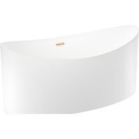 Wellsee Cerulean 174x80 231001004 (отдельностоящая ванна белый глянец, экран, ножки, сифон-автомат золото) Image #2