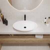 Умывальник Lauter 21571 + клапан 21190G + сифон 21635G (золото) - Превью изображения №5 — Интернет-Магазин TECNO.BY