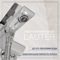 Смеситель Lauter Allure 21CK6618C с лейкой Living Nevada 21S10146 - Превью изображения №4 — Интернет-Магазин TECNO.BY