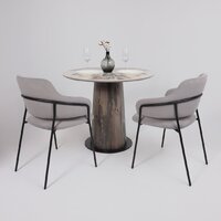 Lepremo AV 2317 МДФ+керамика 900 (белый глянцевый Pandora/черный+HPL ипанема) Image #8