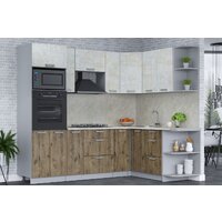 Интерлиния Мила Лайт 1.68x2.4 правая (бетон лайт/дуб веллингтон/опал светлый) Image #3