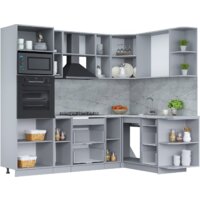 Интерлиния Мила Лайт 1.68x2.4 правая (бетон лайт/дуб веллингтон/опал светлый) Image #2