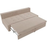 Лига диванов Мартин 102802 (велюр, бежевый) Image #5