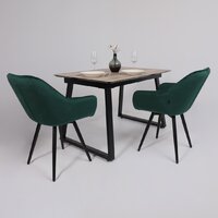 Аврора Роан 2 (изумрудный велюр Mirey 32/черный) Image #8