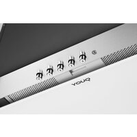Кухонная вытяжка YOUQ Nami 1150 P 53 WH/IX (белый) - Превью изображения №7 — Интернет-Магазин TECNO.BY