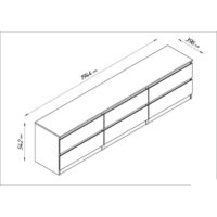 Mio Tesoro Кастор 6 ящиков 2.03.03.110.5 (дуб венге) Image #4