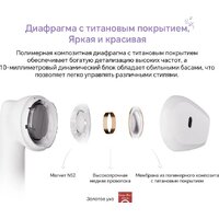 HONOR Earbuds X6 (белый, международная версия) Image #5