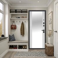 Guard Зеркало 86x205 правая (серебристый/белый матовый) Image #4