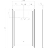 Vigo Зеркало Geometry Classic 400 Image #9