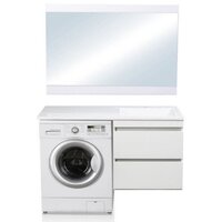 Style Line Тумба под умывальник Оптима 50 2 ящика Plus (подвесная) Image #2