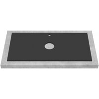 ЗОВ Тумба под умывальник Дион 80 D80LWP0M9003MKV5-LDSPG (антрацит/белый матовый) Image #12