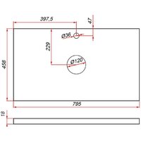ЗОВ Тумба под умывальник Дион 80 D80LWP0M9003MKV5-LDSPG (антрацит/белый матовый) Image #15