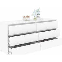 Кортекс-мебель Бари 160 6ш (белый/белый/белый) Image #2