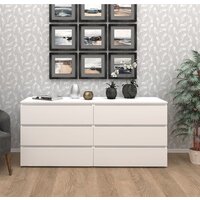 Кортекс-мебель Бари 160 6ш (белый/белый/белый) Image #3