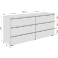 Кортекс-мебель Бари 160 6ш (белый/белый/белый) Image #5