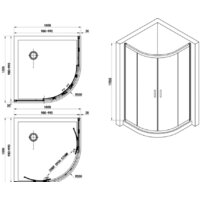 Adema Гласс Лайн 100 (прозрачное стекло) Image #3