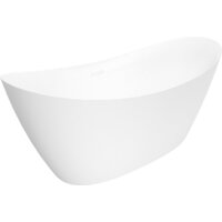 Wellsee Carefree Dove 168x73 23290102R (отдельностоящая ванна белый глянец, экран, ножки, сифон-автомат глянцевый белый) Image #2