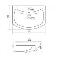 Onika Тумба с умывальником Балтика 60.12 106041 + WH110246 Image #8