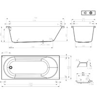Ванна Roxen Classic 240100-1770 170x70 - Превью изображения №21 — Интернет-Магазин TECNO.BY