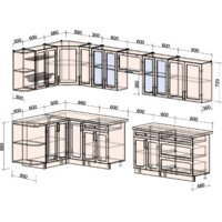 Интерлиния Тренд 1.5x3.5 левая (белый/белый/кастилло темный) Image #5