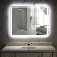Пекам Зеркало Greta 100x60 greta-100x60spcl (с подогревом, подсветкой, сенсором на прикосновение и часами) Image #13