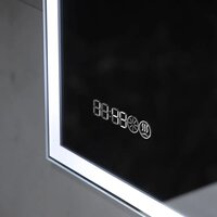 Пекам Зеркало Greta 100x60 greta-100x60spcl (с подогревом, подсветкой, сенсором на прикосновение и часами) Image #14
