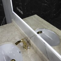 Пекам Зеркало Greta 100x60 greta-100x60spcl (с подогревом, подсветкой, сенсором на прикосновение и часами) Image #9
