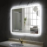 Пекам Зеркало Greta 100x60 greta-100x60spcl (с подогревом, подсветкой, сенсором на прикосновение и часами) Image #5