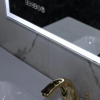 Пекам Зеркало Greta 100x60 greta-100x60spcl (с подогревом, подсветкой, сенсором на прикосновение и часами) Image #12