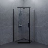 Triton Дека-Блэк 90x90 (черный, без поддона) Image #2