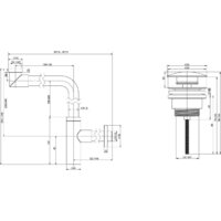 Wellsee Drainage System 182125003 (сифон, донный клапан, матовый черный) Image #4