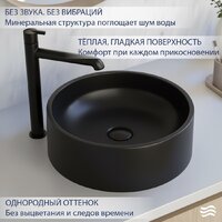 Умывальник Lauter Laguna 21L406DB (Deep Black) - Превью изображения №3 — Интернет-Магазин TECNO.BY