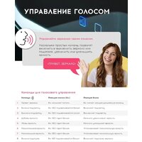Doratiz Марта Voice 55x80 2711.944 (сенсорный выключатель, подогрев, голосовое управление) Image #22